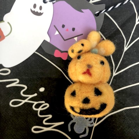 仲良しかぼちゃうさぎさん ハロウィンに