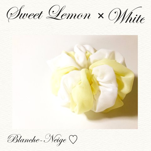 再販×19☆doublecolor twist♡sweet lemon×White 