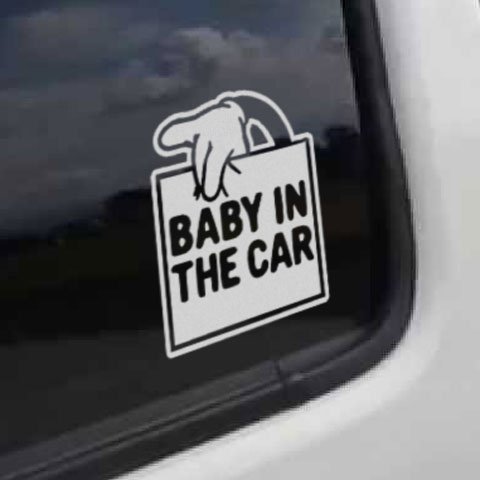 BABY IN CAR:ハンドデザイン