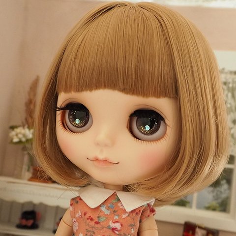 ブライス ウィッグ キューティ分け目ボブ MI 10インチ/ドール Blythe