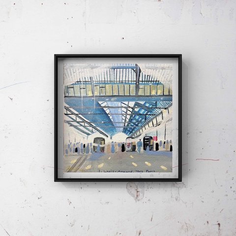 【絵画】フランスの記憶〜リヨン駅〜