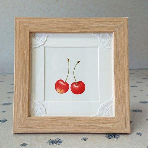 🍒さくらんぼの絵(原画)