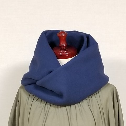 【sale】￥1,800→￥1,600フリーススヌード(ネイビー)