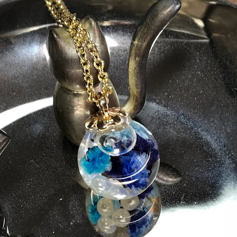 【オーダメイド】ガラスドームのネックレス