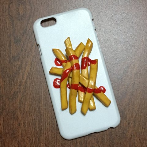 【SALE】フライドポテトのフェイクフード iPhoneケース iPhone6・6s用 