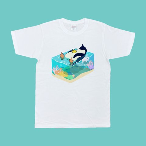 ペンギン・フロートsea Tシャツ