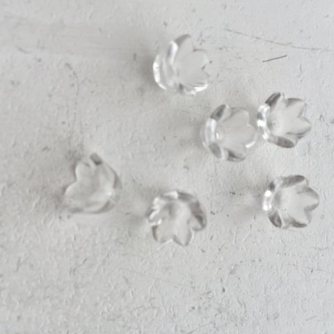 大容量‼︎透明 アクリル ビーズ フラワー 花