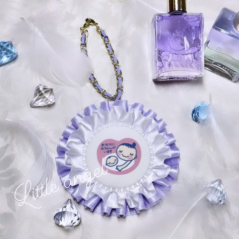 【あやち様専用商品】マタニティーロゼット💜ペールパープル＆ホワイト