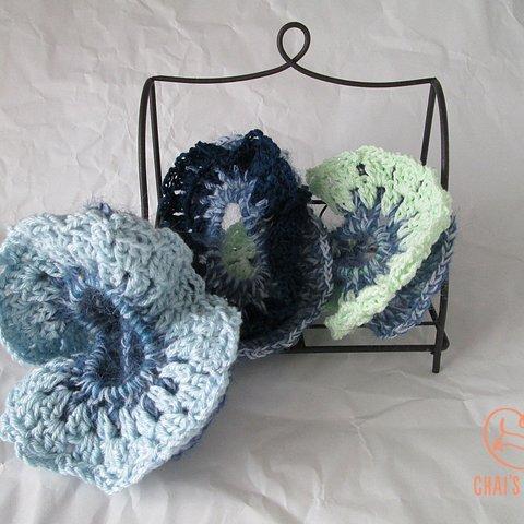 chouchou - bluish mohair -