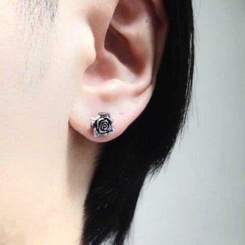 『薔薇』ピアス