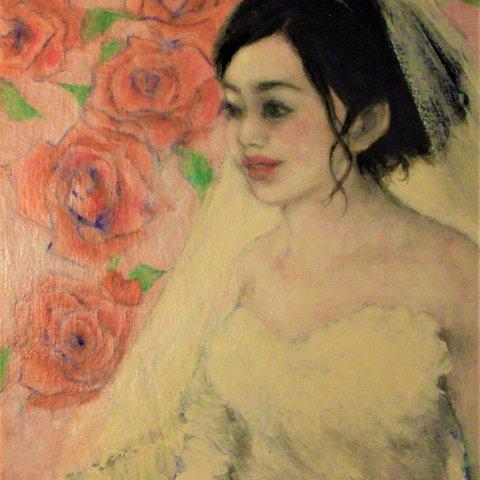 油彩画（似顔絵オーダー）大切な方、ペット、思い出の風景など絵にしてみませんか？