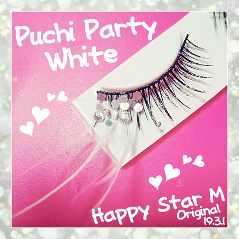 ❤★Puchi Party White★partyまつげ プチ パーティー ホワイト★送無料●即購入不可