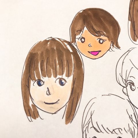 ゆるーい似顔絵、アイコン