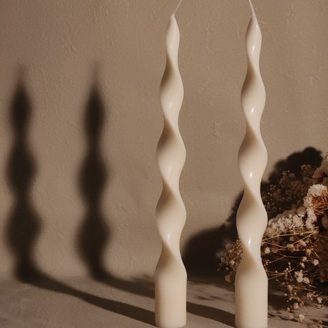 Twist Taper Candle ツイスト テーパーキャンドル