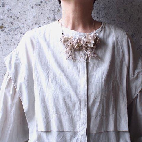 【一点物】Bouquet necklace _白月