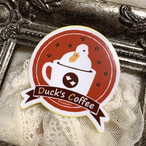 Duck’sシリーズステッカー〈コーヒー〉