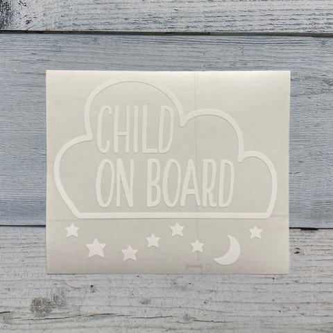 Child on board　くも　ステッカー