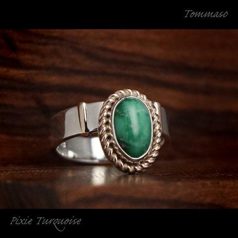 ピクシーターコイズ シルバーリング Pixie Turquoise Silver Ring