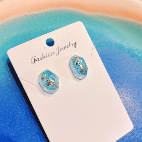 ✴︎〜blueocean pierce〜✴︎ブルーオーシャンピアス〜海を感じるピアス