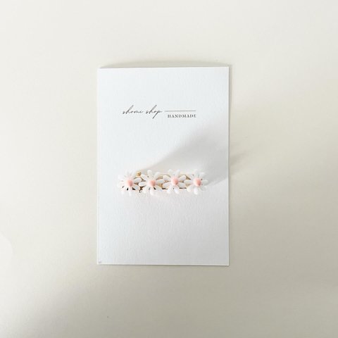 ［単品］"1"Flower hair clip