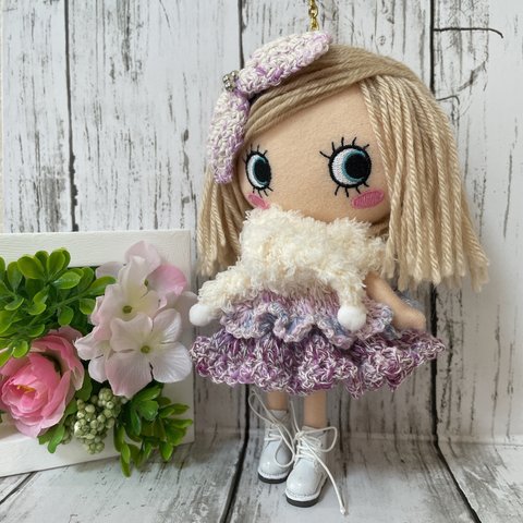 ☆ハンドメイド イルメール マリーちゃんパープルカラーお洋服3点セット☆