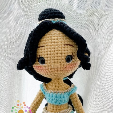 編みぐるみオーガニック コットンプリンセス人形