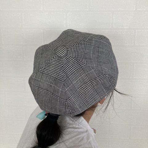 【ベビー・キッズ】グレンチェック　ベレー帽