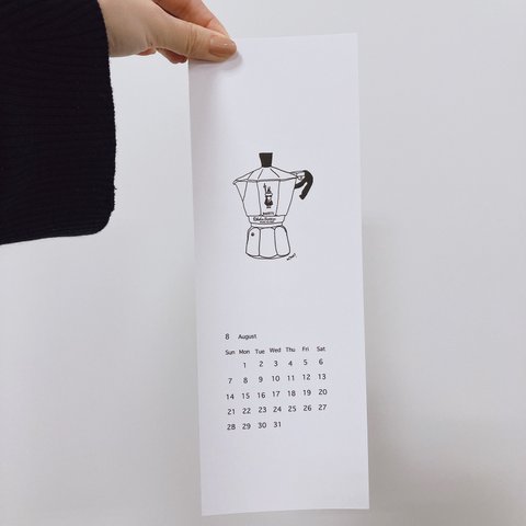 コーヒー器具カレンダー2022