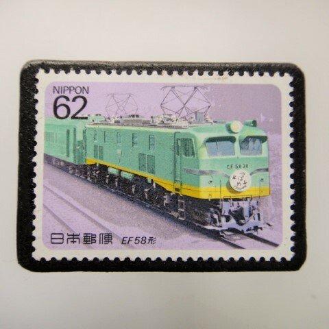 日本 　鉄道 切手ブローチ 3951