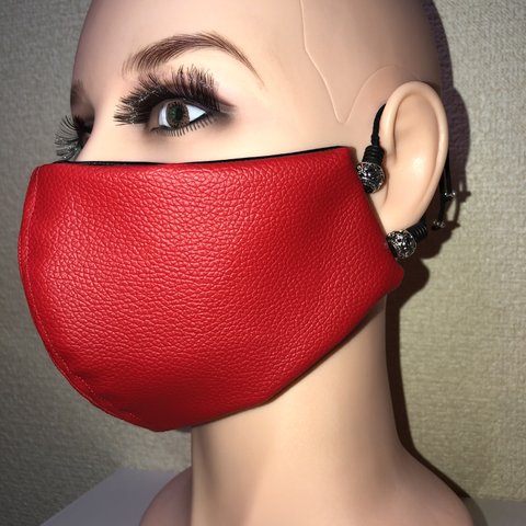 おしゃれ・レザー ファッション マスク Leather Mask