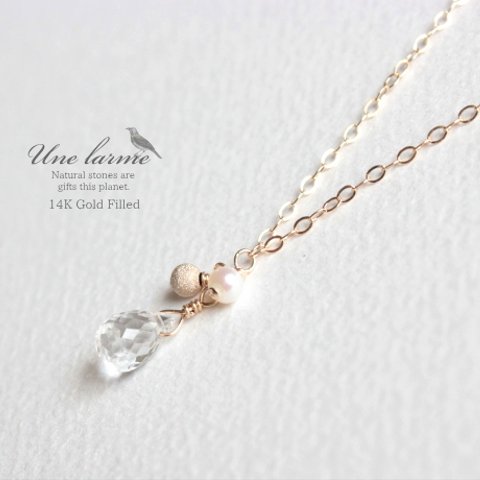 Chance14kgf Necklace Crystal Quartz/ネックレス・クリスタル(水晶)