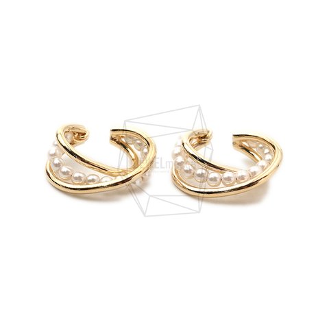 ERG-1796-G【2個入り】ラウンドイヤーカフ/Round Earcuffs Earrings