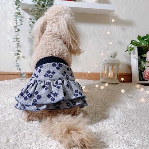 小型犬用スカート　ハンドメイド