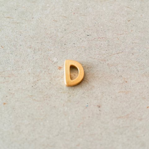  LETTER  D stud earrings