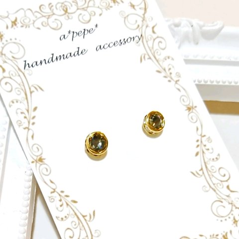 ☆ブラックダイヤモンド☆一粒の輝き☆ピアス&イヤリング