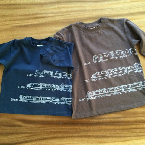 らくがきＴシャツ 僕の推し鉄　単色版（半袖and長袖対応）