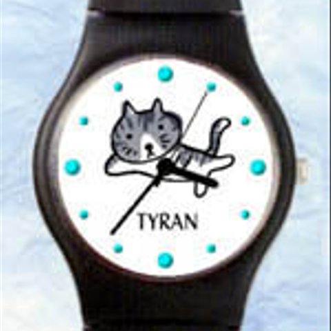 猫[CAT]-TYRAN腕時計-W1-TF　ソラ♪
