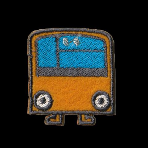 刺繡ワッペン　乗り物　電車【環状線201】