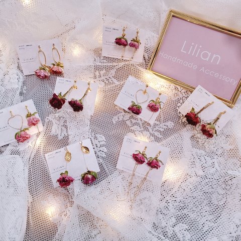 福袋♡本物のお花🌹 Lilianおまかせセット　バラ 薔薇 ローズ ハッピーバッグ