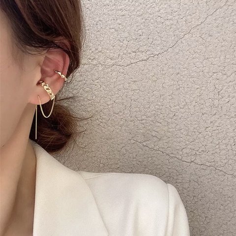 イヤーカフ＆チェーンピアス