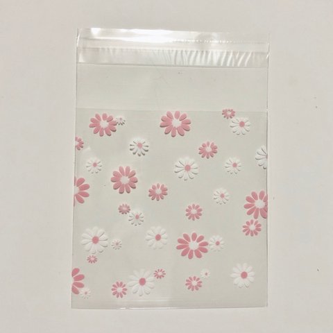 小花のビニール小袋