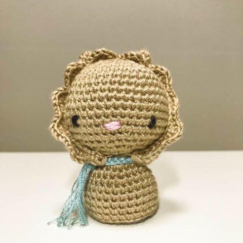 ［受注可能］　ライオンちゃん　ハンドメイド　あみぐるみ