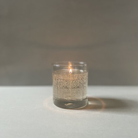 glass gel candle  