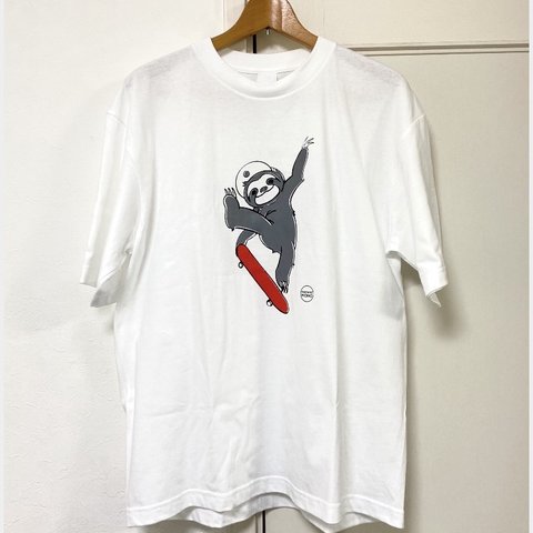 【ビッグシルエットTシャツ】「ナマケテナイヨ」Tシャツ　ユニセックス　