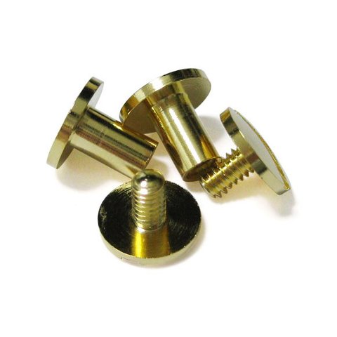 片ネジビス4×7mm【ゴールド】2コ入