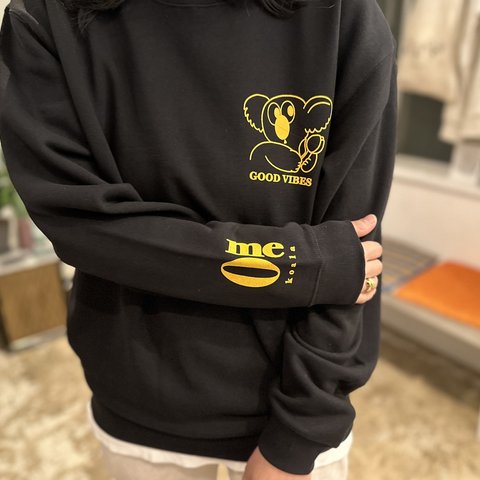 【XL】Black / Ome Koala-kun Sweatshirt