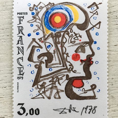 ちいさなartmuseum　france　stamp