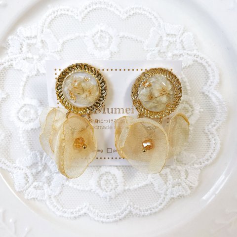 ♡2way♡お花ばたけイヤリングorピアス♡