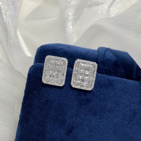 天然ダイヤモンドピアス1.4ct　k18