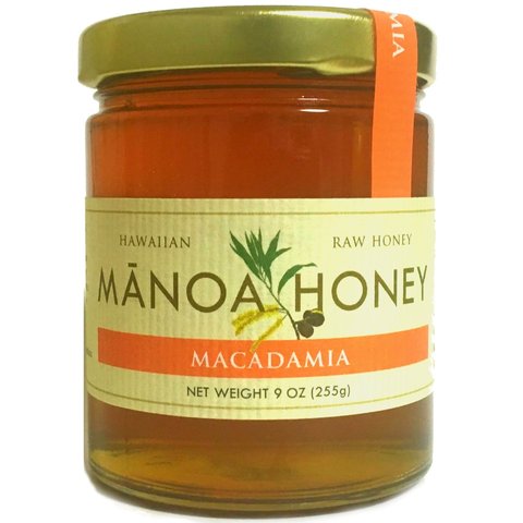 Manoa Honey ハワイ はちみつ 香ばしい甘さ マカダミアナッツハニー 255g（9oz）